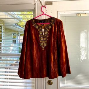 Lane Bryant Bohemian V-Neck Sz 14-16